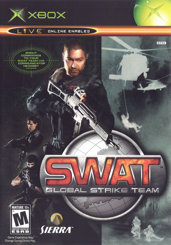 SWAT: Global Strike team box art for Xbox